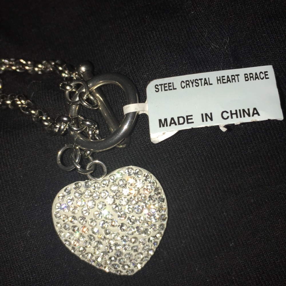 Crystal Heart Bracelet